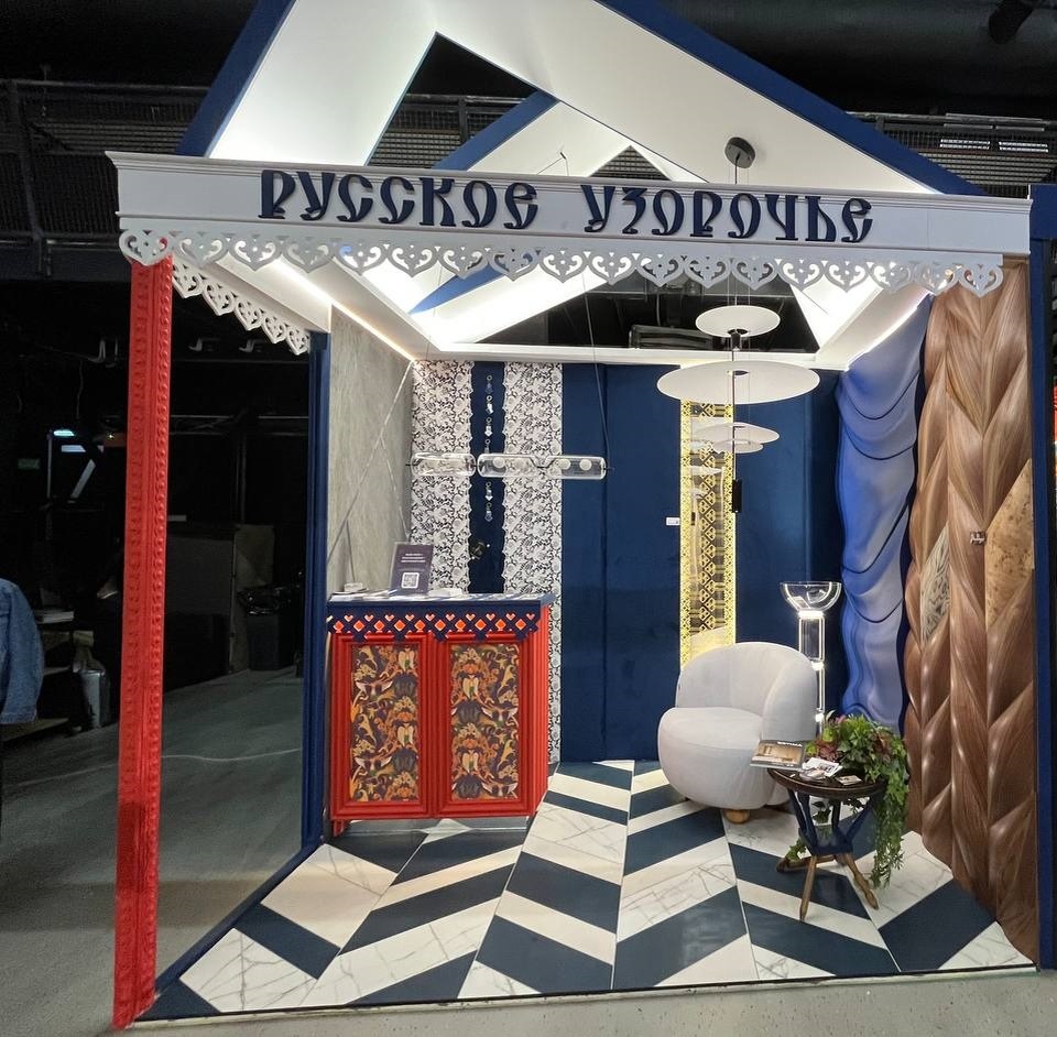 Стенд "Русское узорочье". Фото: Estima