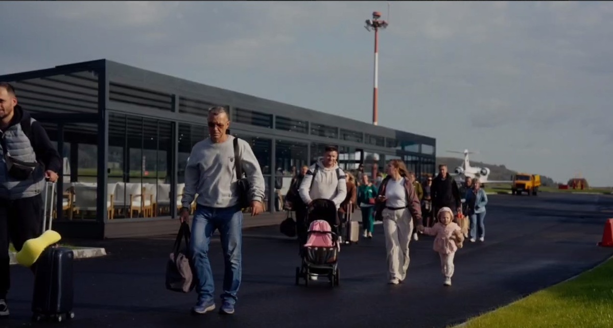 Павильон ожидания в аэропорте Горно-Алтайска
Фото: t. me/airport_ga