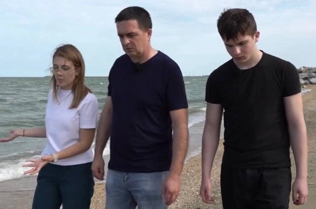    В передаче вновь проследили маршрут, которым шла Анна по побережью Каспия 10 февраля 2024 года. Фото: кадр видео/ телеканал «Россия 1»