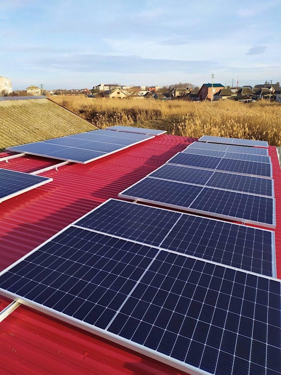 Солнечная электростанция для мясокомбината в Приморско-Ахтарске