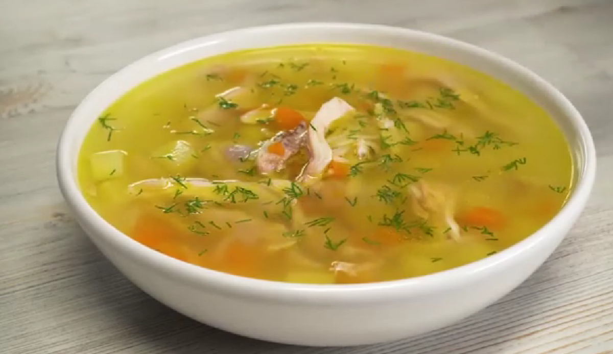 Суп куриный