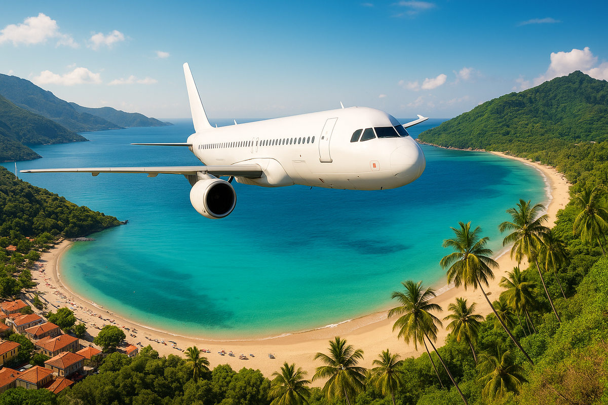 Обложка статьи "Куда полететь в конце сентября". Реклама. ООО «Тревел Технологии». ИНН 7731340252, Реклама. ООО «Левел Тревел». ИНН 7716697924.