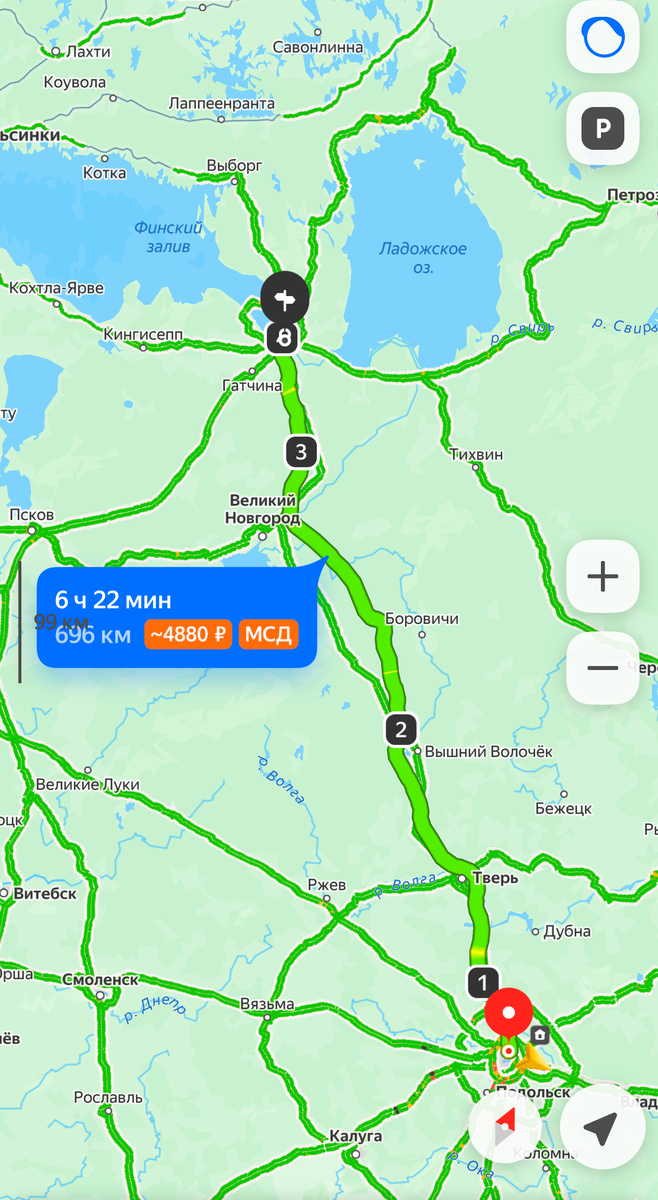 Первая точка место встречи, дальше между заправками расстояние 200-250км дабы чтобы не нагружаться и не ехать в притык под ноль. 