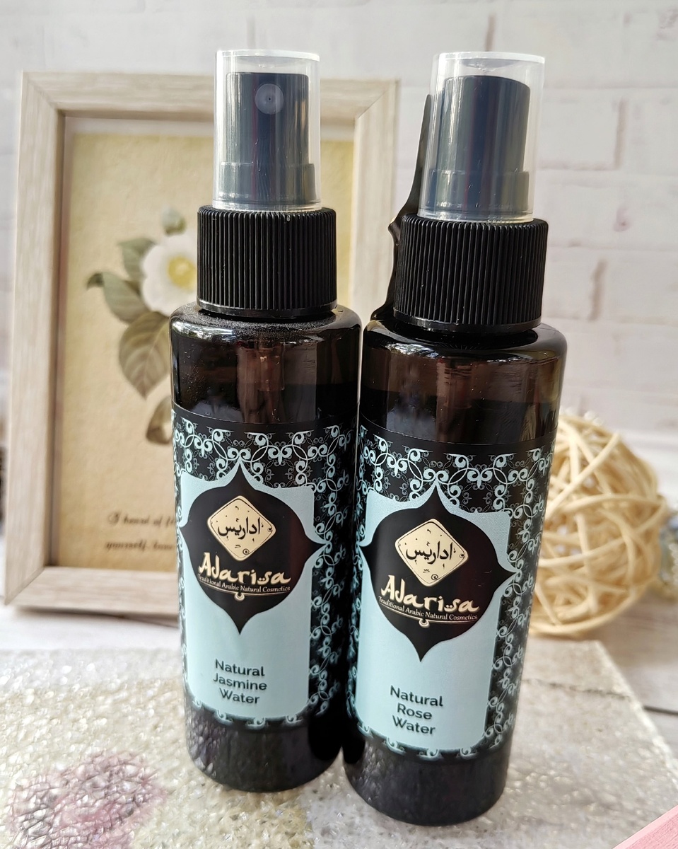 Гидролат (цветочная вода) розы и жасмина от бренда "Adarisa" 
