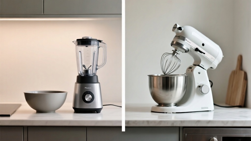 
Современный стационарный блендер и планетарный миксер - два незаменимых помощника для домашнего кондитера