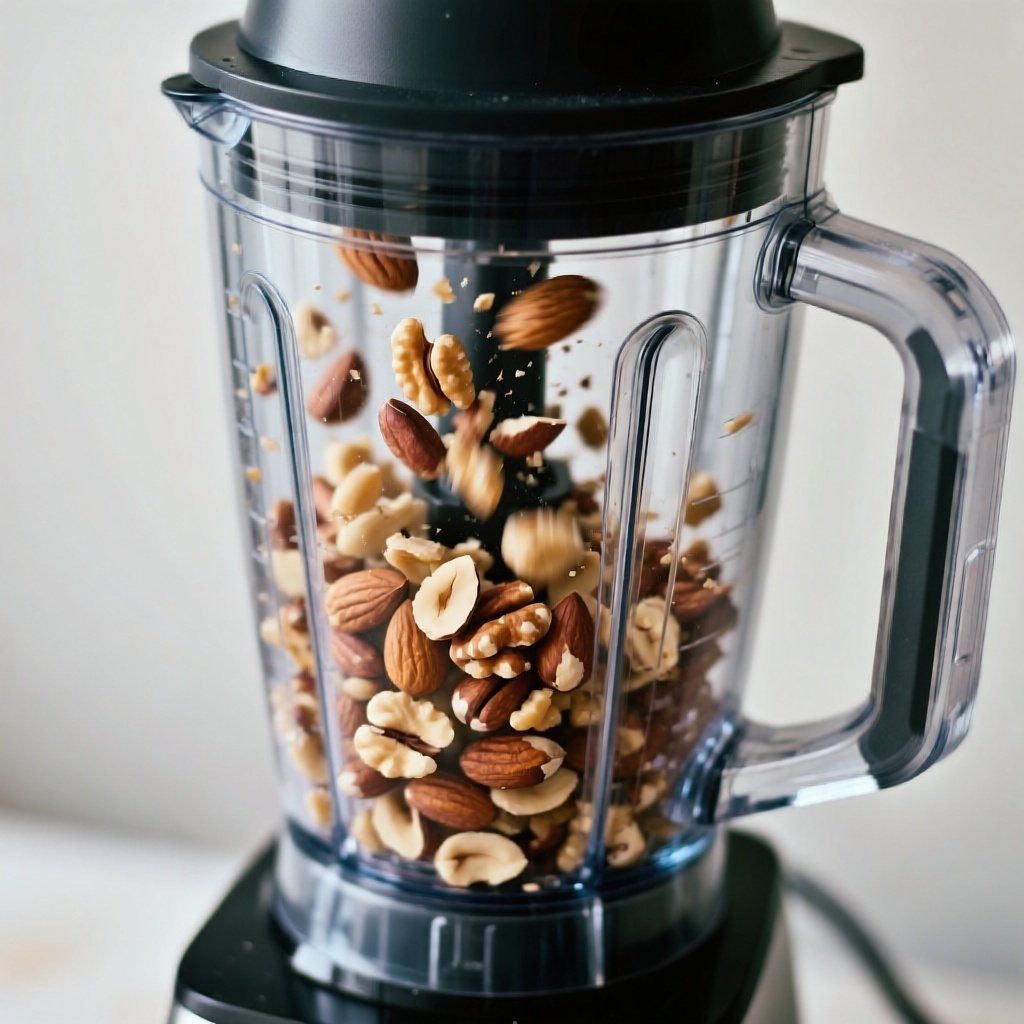 
Блендер идеально измельчает орехи и сухофрукты для выпечки