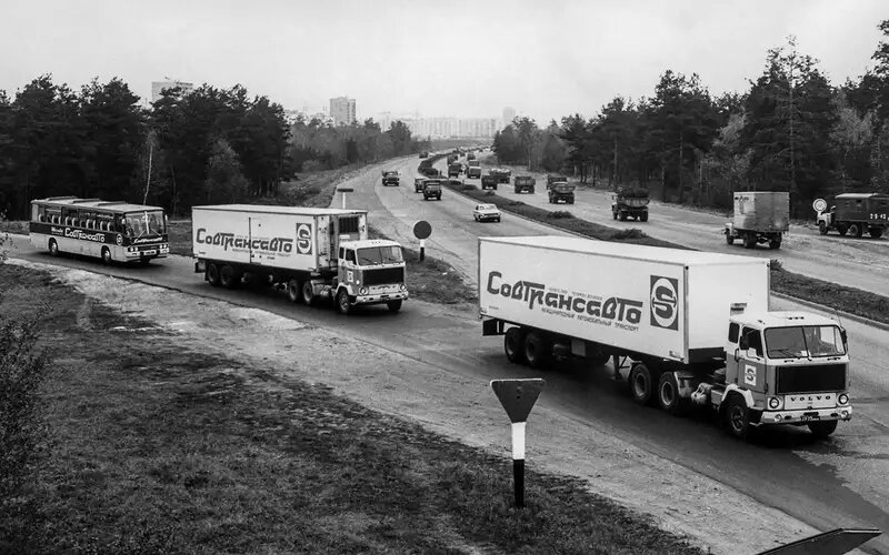 Volvo F89-32 долго и успешно работали в «Совтрансавто» на международных линиях.