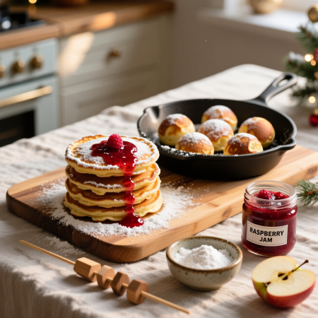 Аеблескайвер (Æbleskiver) — яблочные пончики-шарики