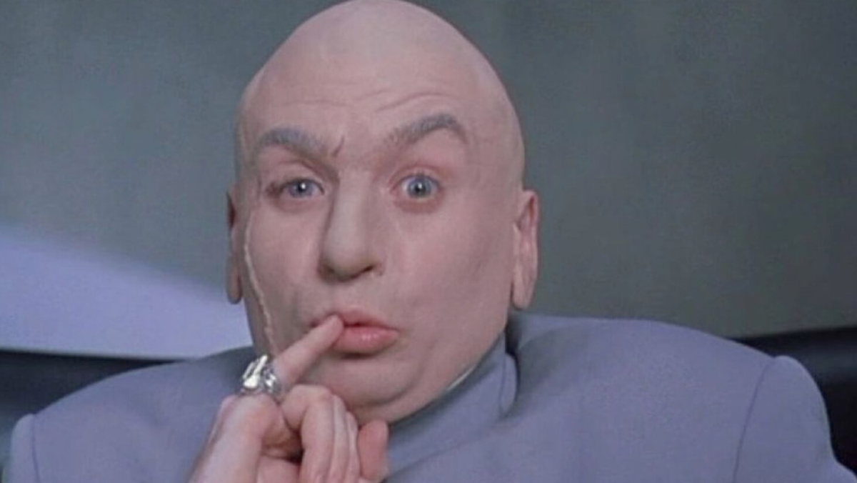    Так выглядит доктор Зло, если вы забыли. Кадр из фильма «Остин Пауэрс: Человек-загадка международного масштаба»