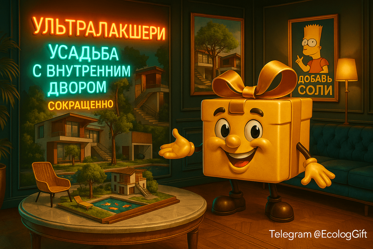    Вилла для трёх семей с большим двором и прудом кои Марина Погодина