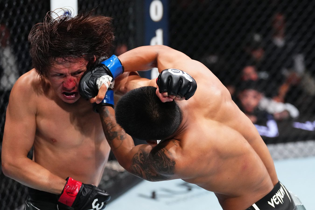 Дебютный бой Вана в UFC против Жалгаса Жумагулова