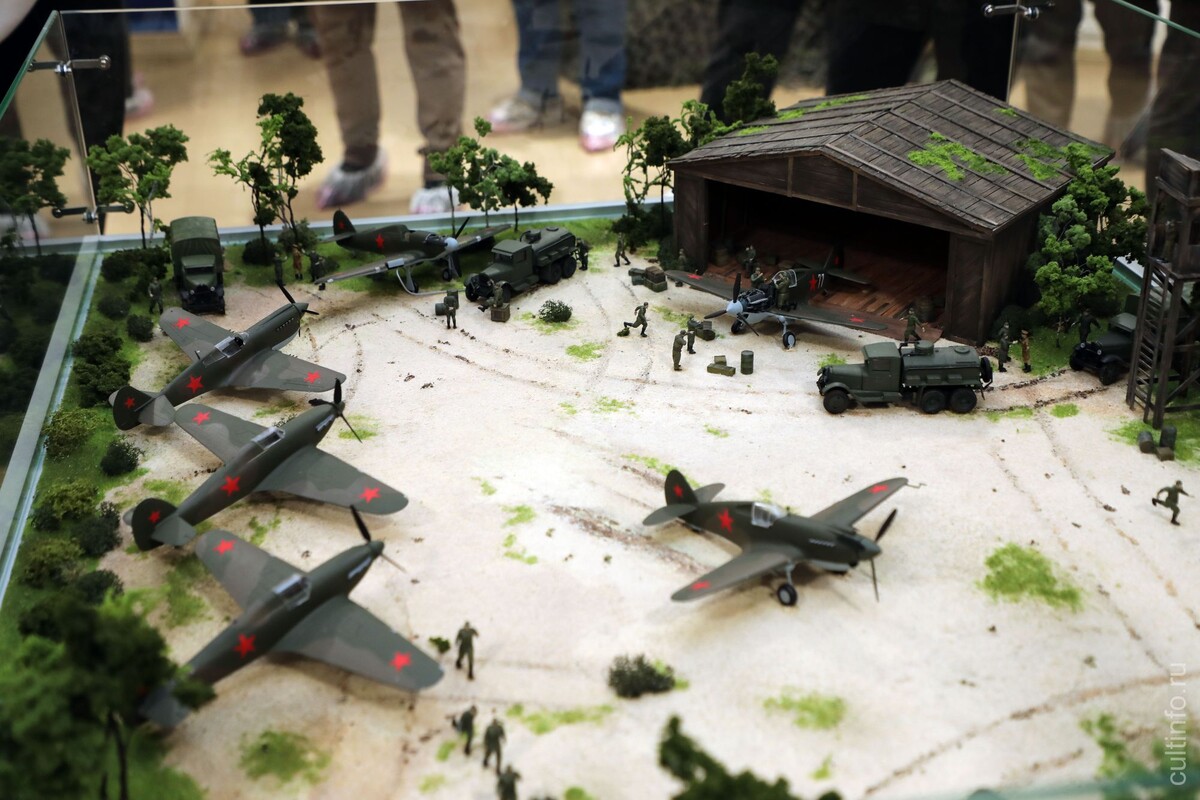 Макет аэродрома под Кадниковом 