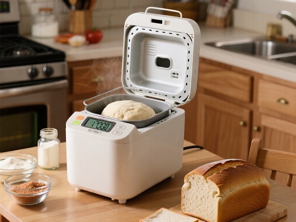 
Волшебство автоматизации: хлебопечка самостоятельно замешивает, поднимает и выпекает хлеб