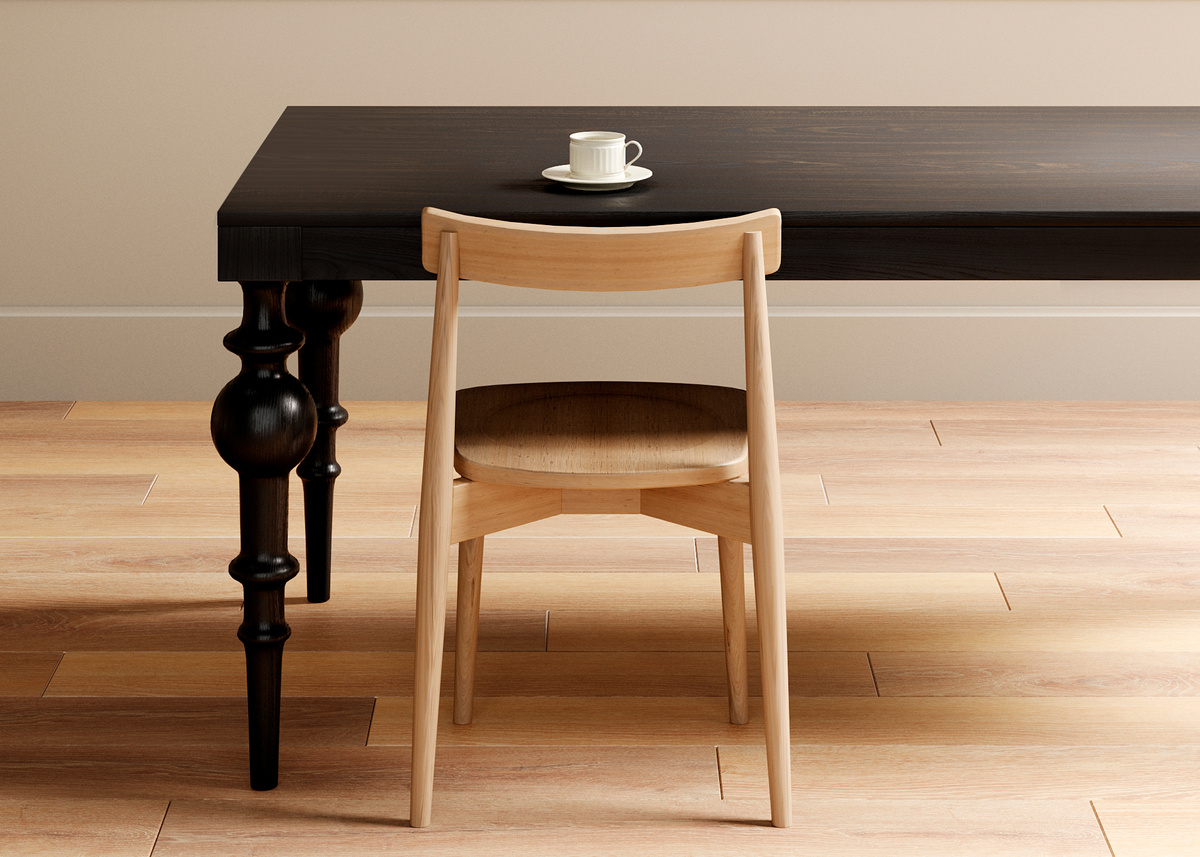 Стол из массива от фабрики Pecker.Moscow. Каждый элемент — уникален и создается в ручную.