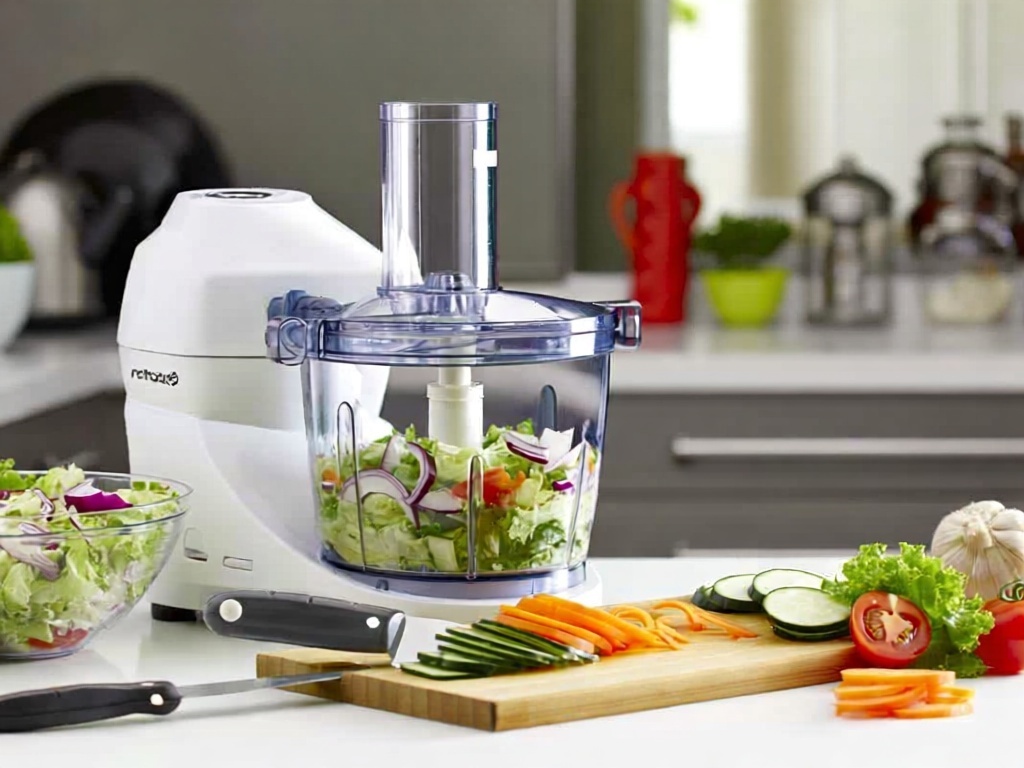 
Эффективность в действии: кухонный комбайн превращает горы овощей в идеальную нарезку за минуты