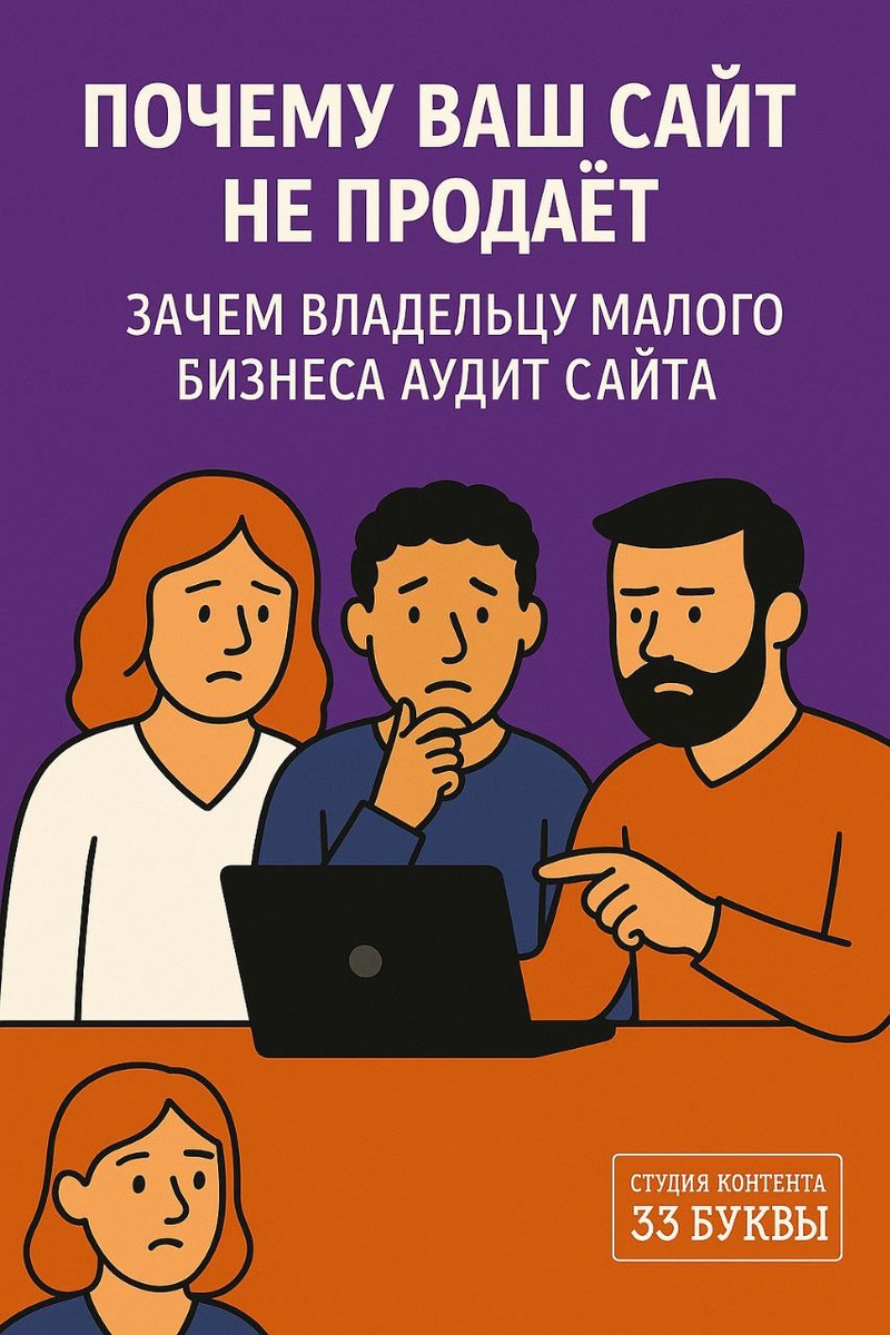 Лайфхак: если клиент за 3 секунды не понял на сайте, что вы продаёте и чем полезны — он уходит к конкуренту. Начните аудит с первого экрана.
