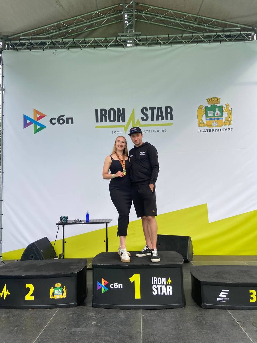 Николаева Анастасия с тренером Александром Брюханковым