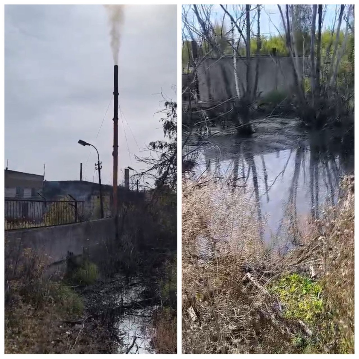 Дым идёт под большим напором, запах едкий и неприятный.