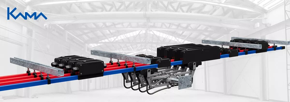 Линия монотроллейного шинопровода КМ-10 производства КАМА