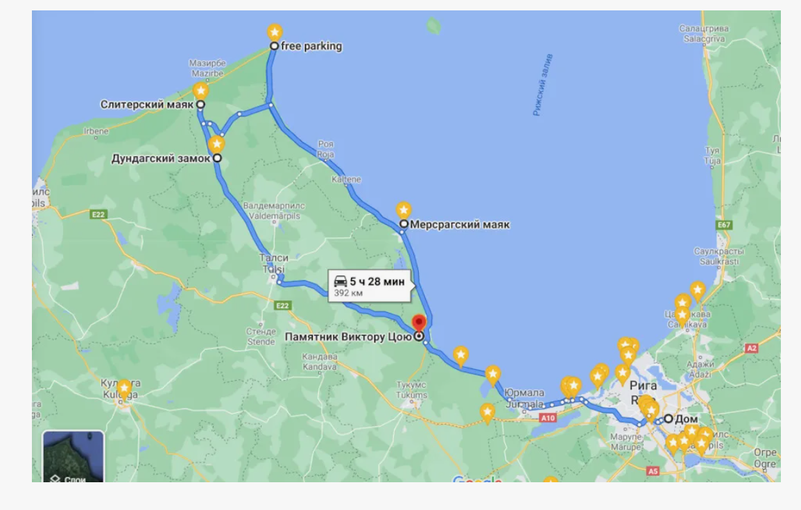 Место трагедии на карте 