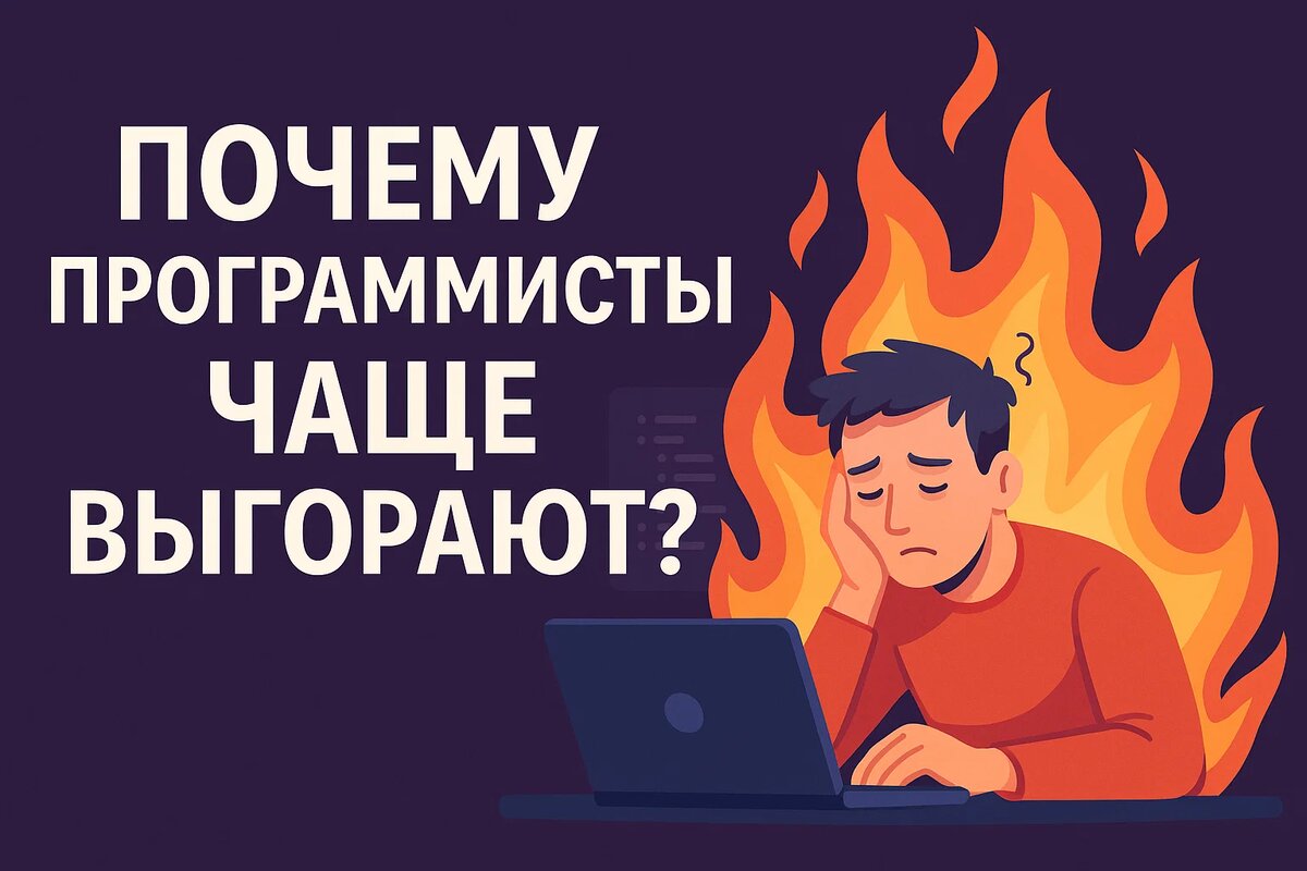 Почему программисты чаще выгорают