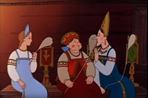 Кадр из мультфильма «Сказка о царе Салтане» (1984)