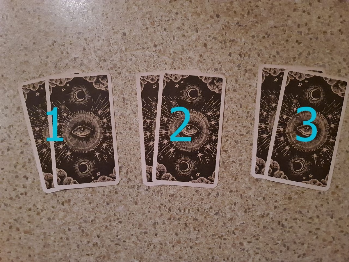 Позиции расклада. Фото автора