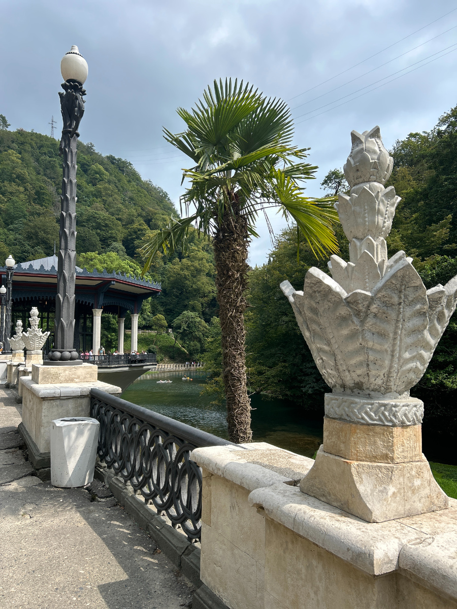 Отреставрированная станция Псырзха