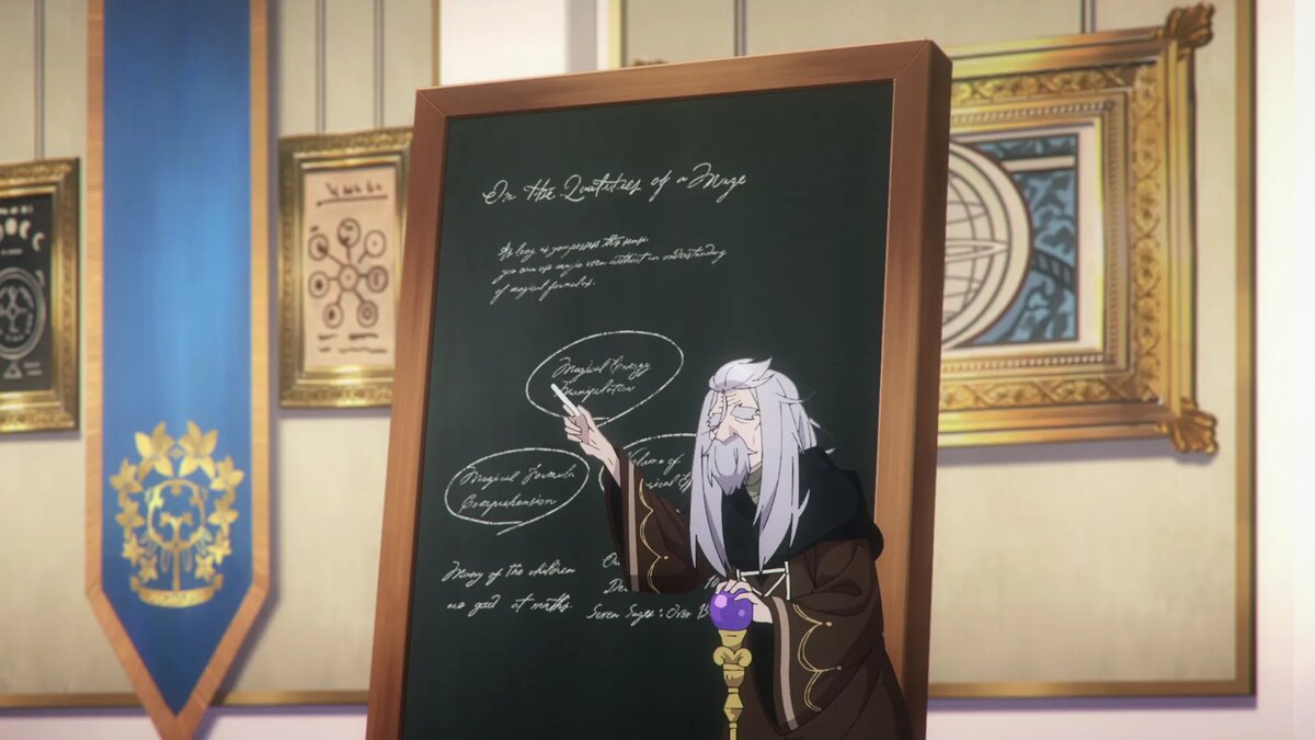 Кадр из аниме «Молчаливая ведьма: Тайна молчаливой колдуньи»   📷