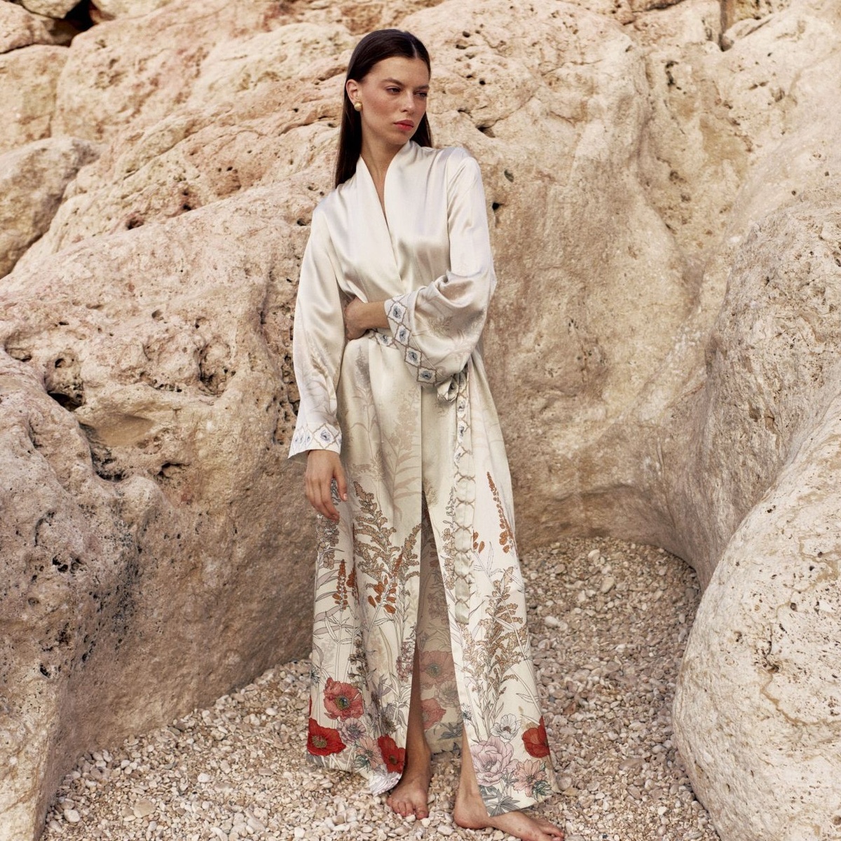 Коллекция шёлковых халатов. Моллен