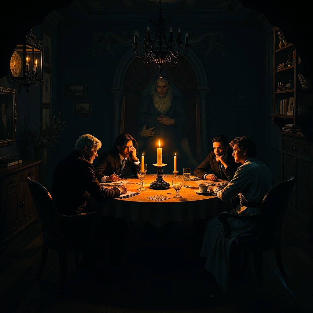 Тайные переговоры за круглым столом или недруги строят планы.