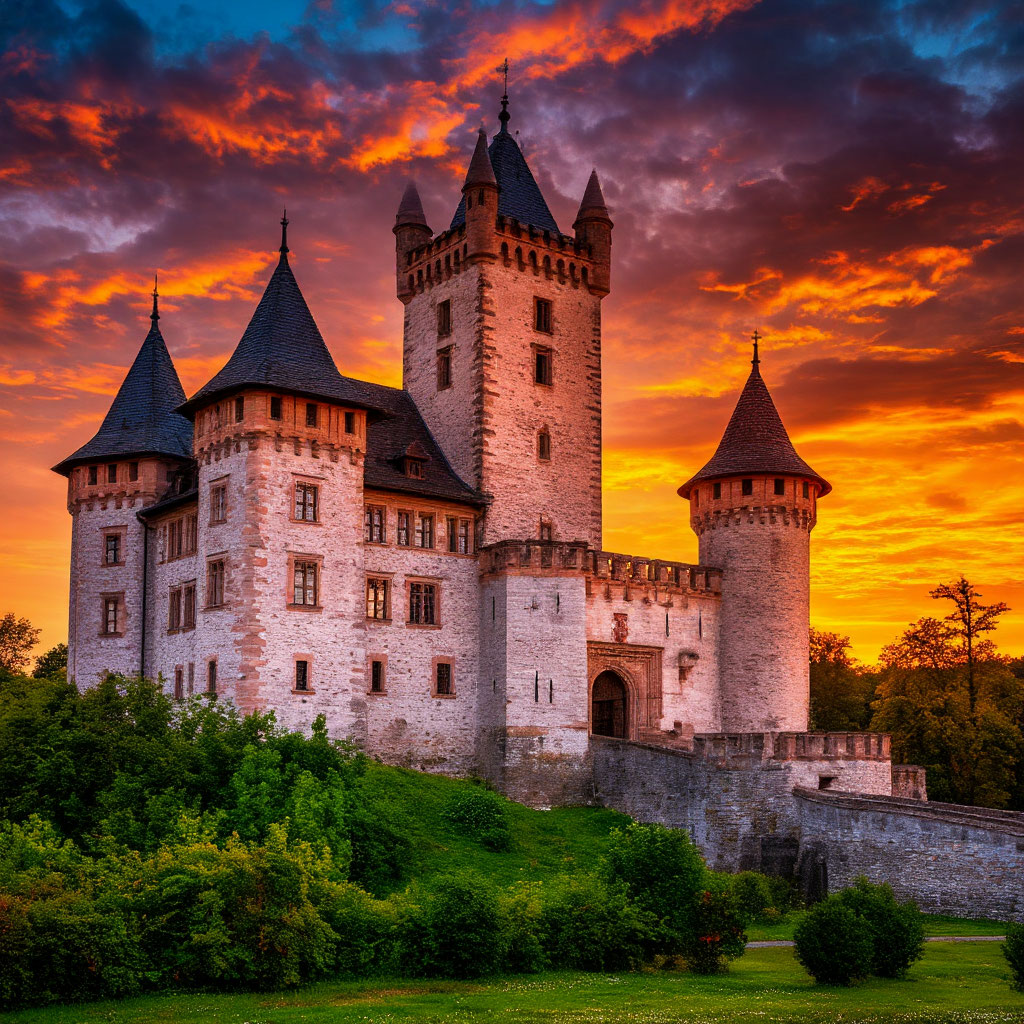 Так средневековый замок видит нейросеть