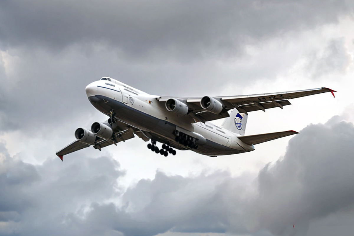 Самолет вылетел из аэропорта.  Фото: Фото: Изображение сгенерировано нейросетью Kandinsky 3.1