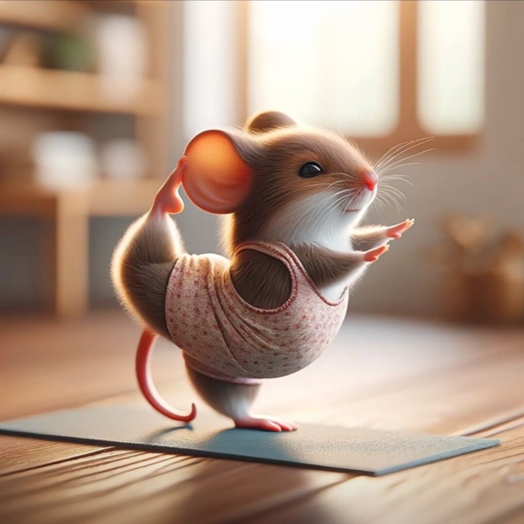 Будь как эта мышка!)