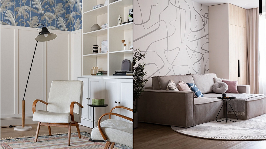 Слева соцсети дизайнера nikulina.alex. Справа проект Ирины Максименко и Татьяны Шматовой