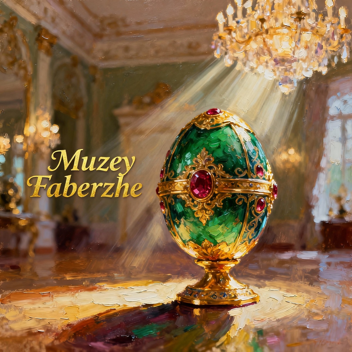 Яйцо Фаберже крупным планом