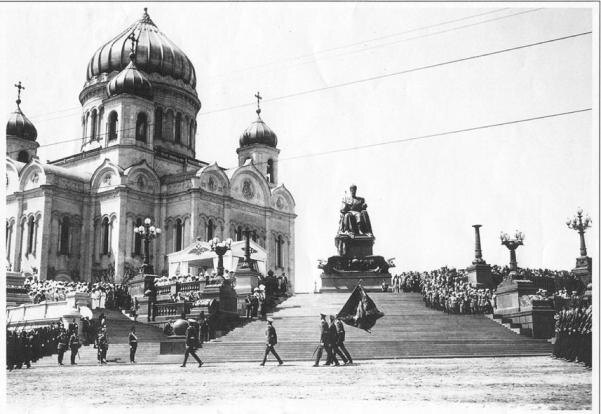 Храм Христа Спасителя. Фото начала 20 века. Фото из открытого доступа.