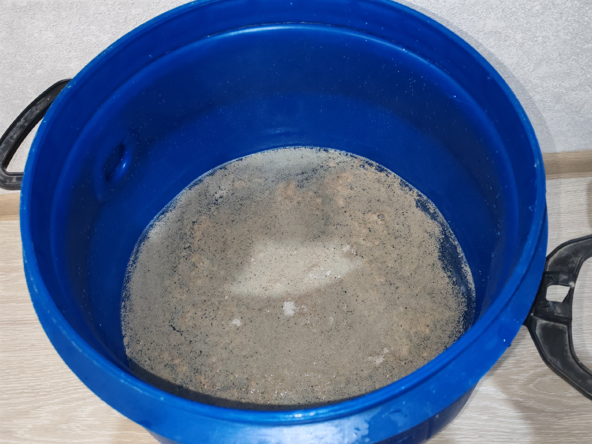 Вносим дрожжи в брагу.