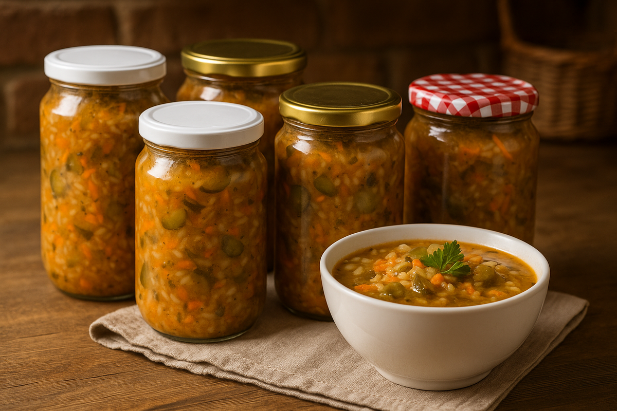 Рассольник в банках - вкусный рецепт