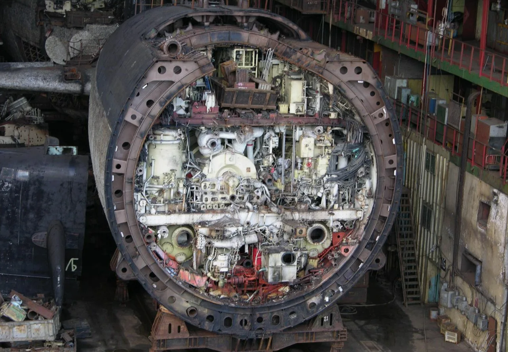 Нашел разрез кормовых отсеков какого-то атомохода. Маловато места для жизни.  Фото:  ru.pinterest.com