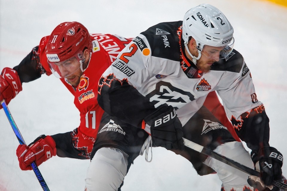    В первом Уральском дерби в Екатеринбурге челябинский «Трактор» выиграл у «Автомобилиста». Фото: ХК «Автомобилист»