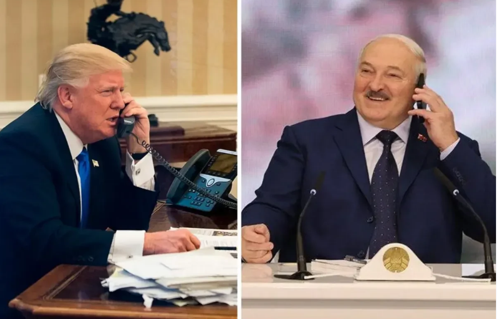 Коллаж: Д.Трамп, А. Лукашенко