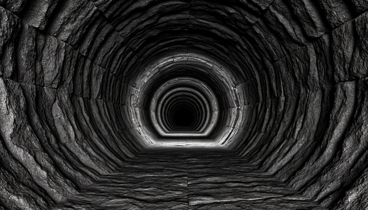 Выглядел примерно так, только стены ровные.