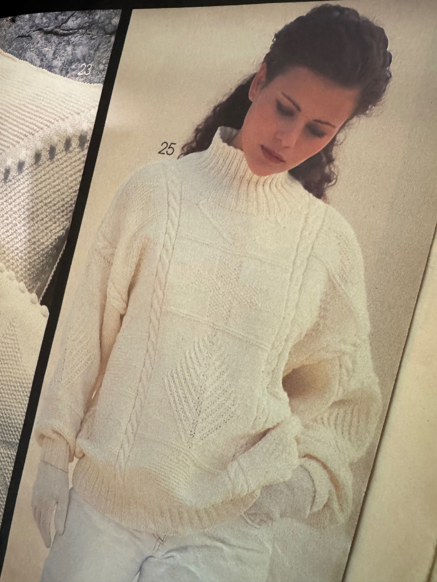 Почти все мои свитеры связаны по этому номеру старенькой Верены, очень удачный журнал, мой любимый 🥰