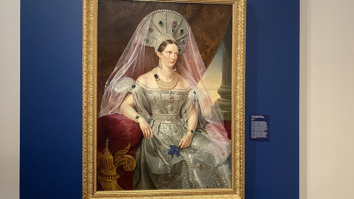 Ф. Крюгер, Портрет императрицы Александры Федоровны, 1852 