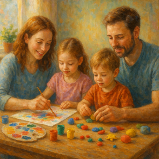 Арт-терапия дома: рисуем, лепим, создаём вместе