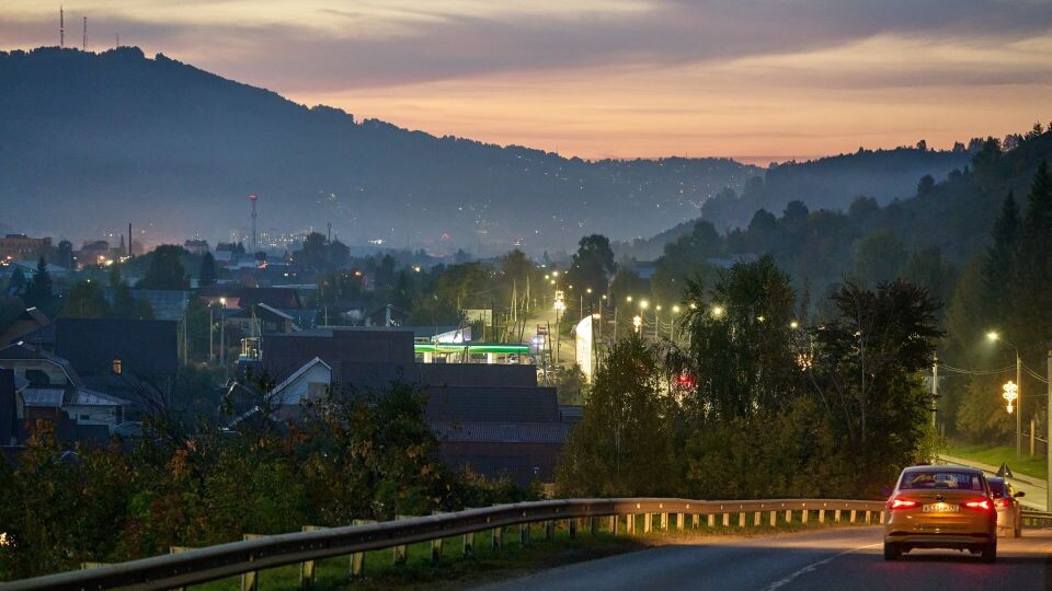    Улица Барнаульская в Горно-Алтайске . Источник: Руслан Каппес/"Толк"