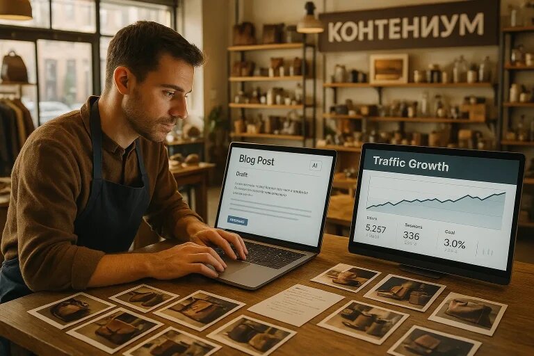    Почему нишевые магазины теперь используют контент, а не рекламу "Kontenium"