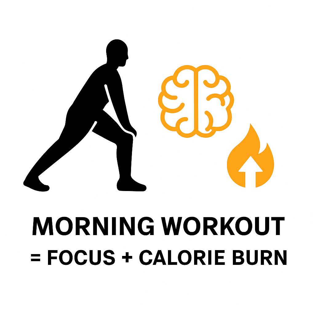 Утренняя тренировка = концентрация + сжигание калорий