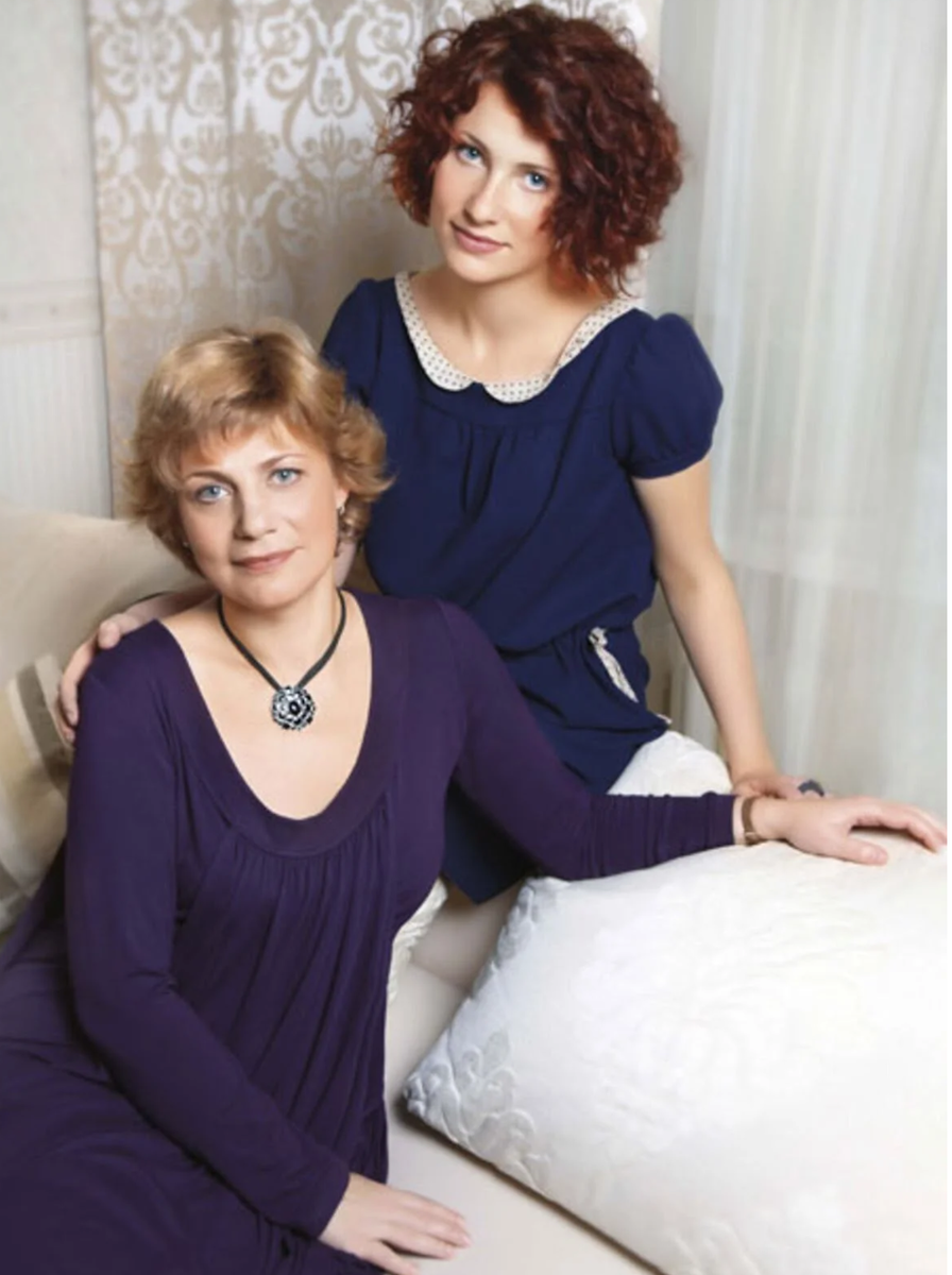 Марианна Ростоцкая с дочерью